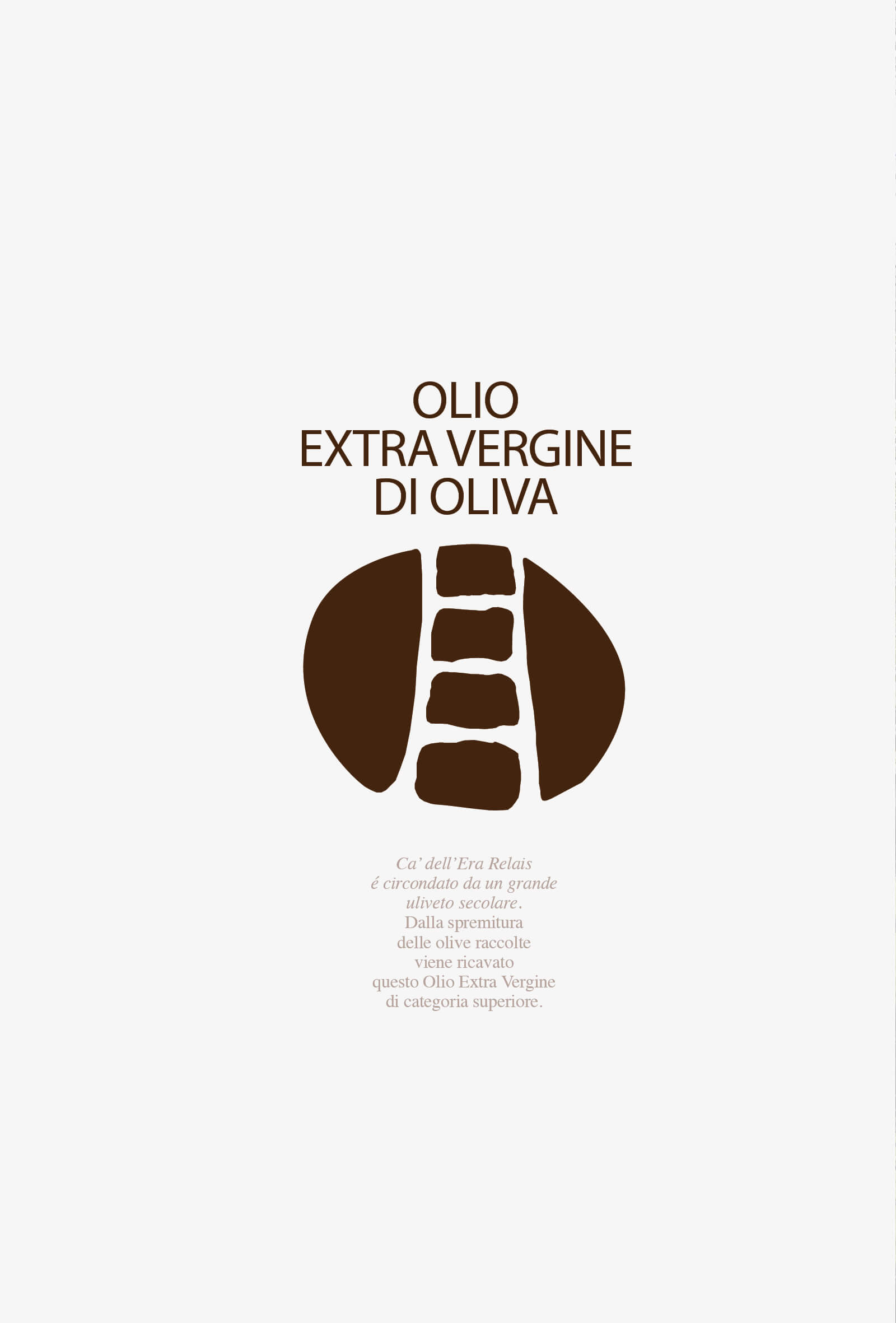 logotipo per etichetta olio oliva progetto diadestudio arco di trento