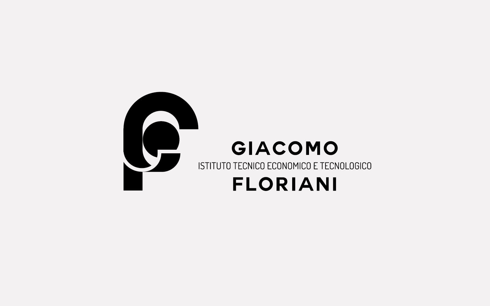 progetto del logo per scuola giacomo floriani riva del garda, ideato da diadestudio agenzia grafica arco trento