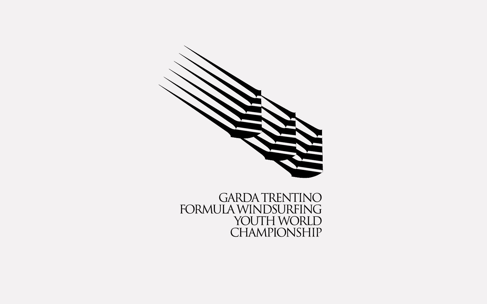 progetto per marchio competizione sportiva garda trentino youth world championship, creato dallo studio grafico diade arco trento