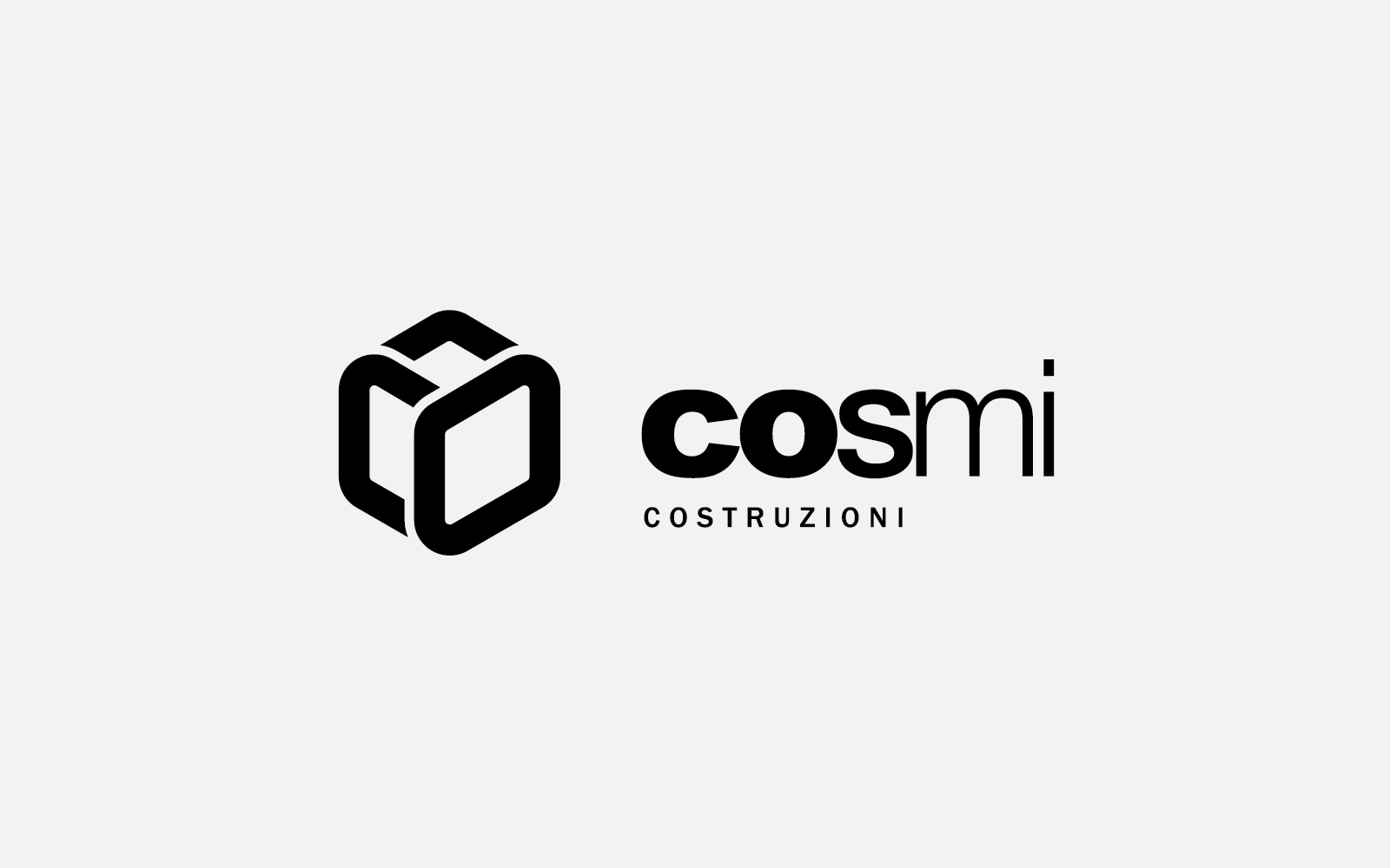 logotipo cosmi costruzioni, progetto diadestudio