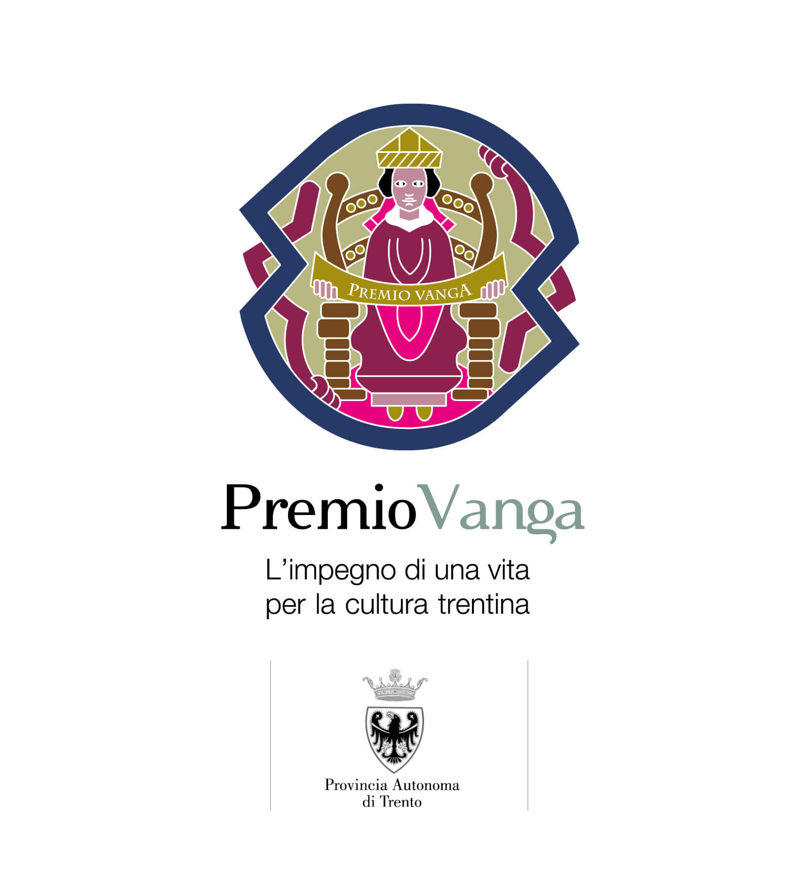 premio vanga, Provincia di Trento, progetto grafico per il logo evento