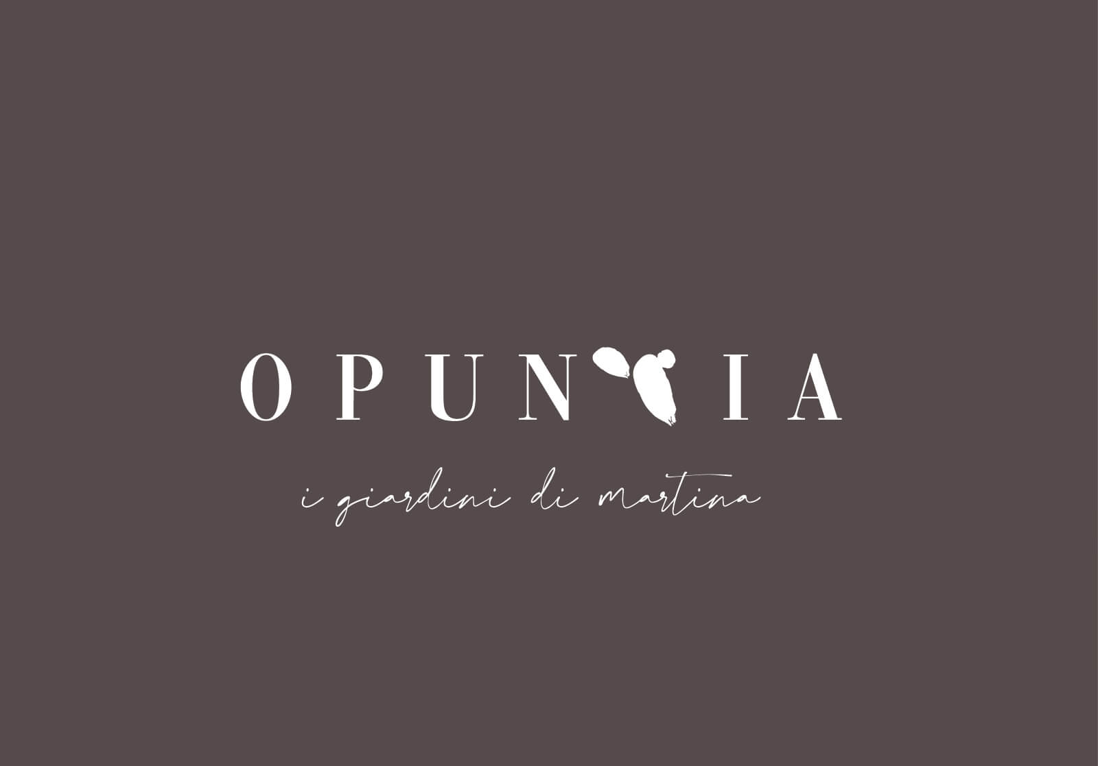 un logo creato per il mondo dei giardini. Opuntia, dettaglio del marchio in negativo. Design del marchio diadestudio arco di trento