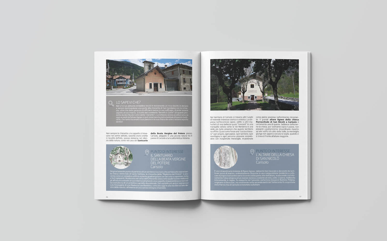 dettaglio-delle-pagine-interne-contenenti-i-punti-di-interesse-della-nuova-brochure-illustrata-creata-per-Madonna di Campiglio-da-diadestudio-agenzia-pubblicitaria