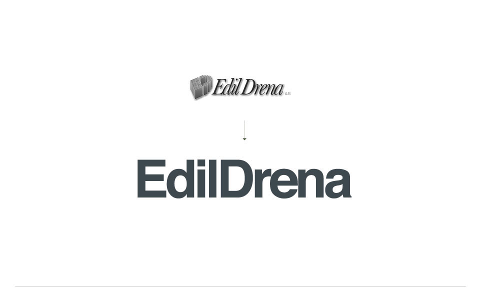 restyling del logo Edildrena
